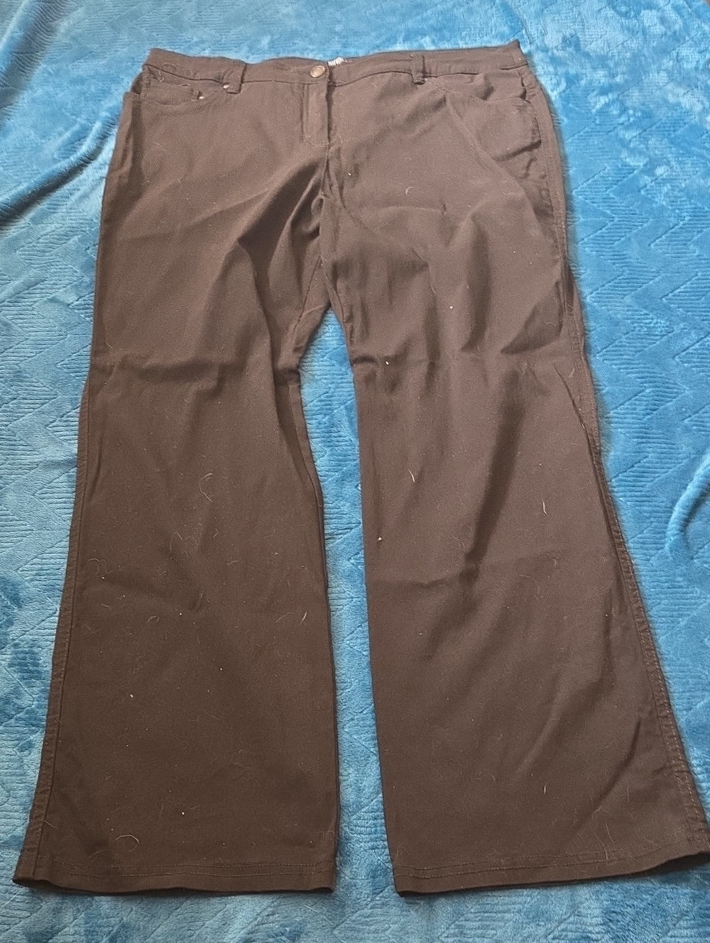 3/$20 Womans Black Casual Straight-Leg Pants